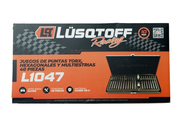 JUEGO DE PUNTAS TORX HEXAG Y MULTIESTRIA LUSQTOFF